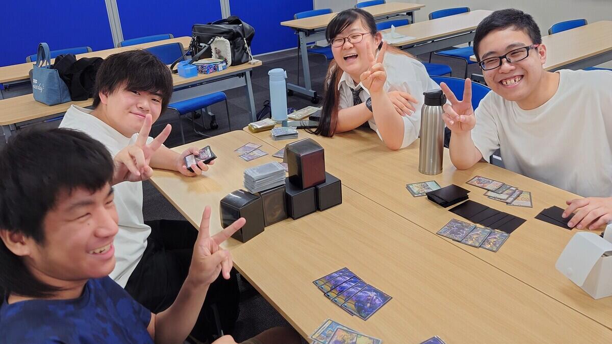 学年の差を全く感じさせない笑顔
