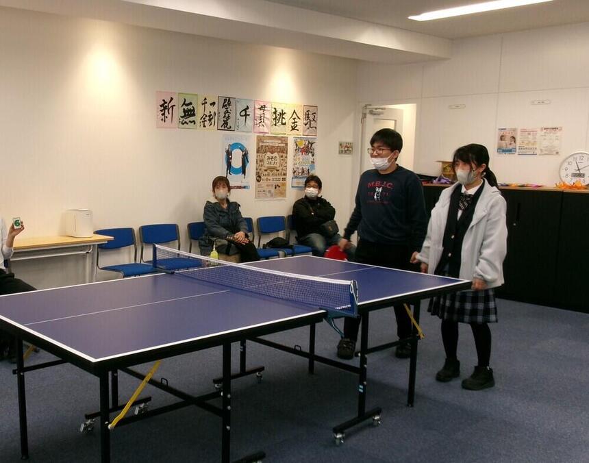 和歌山キャンパスの生徒とその兄弟の様子