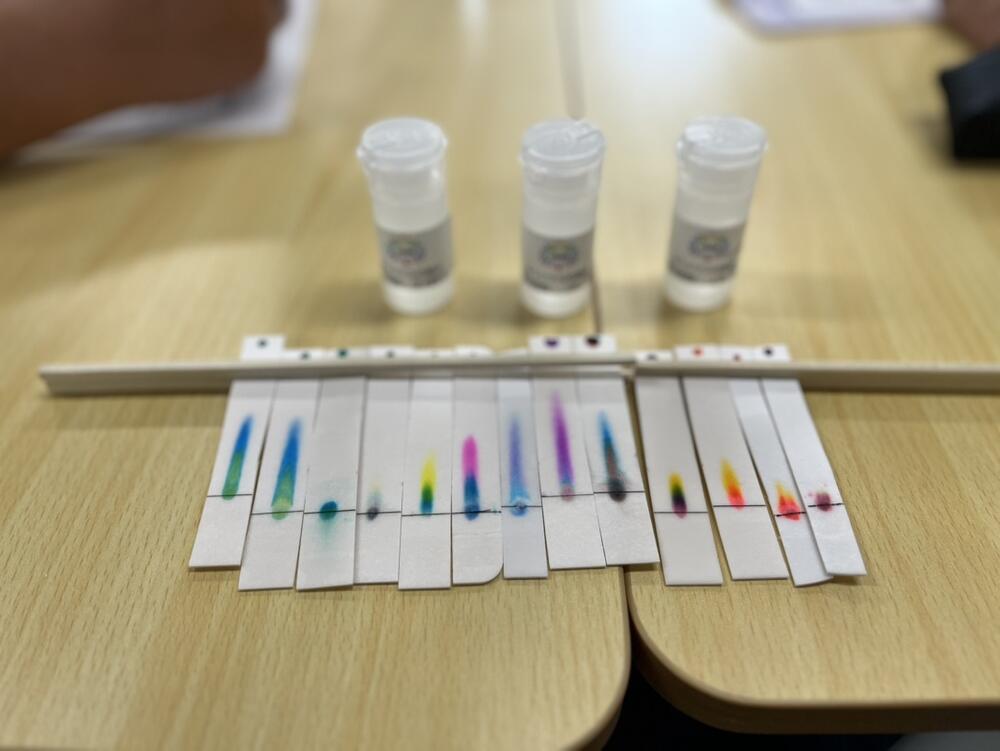 れいに分離したペーパー