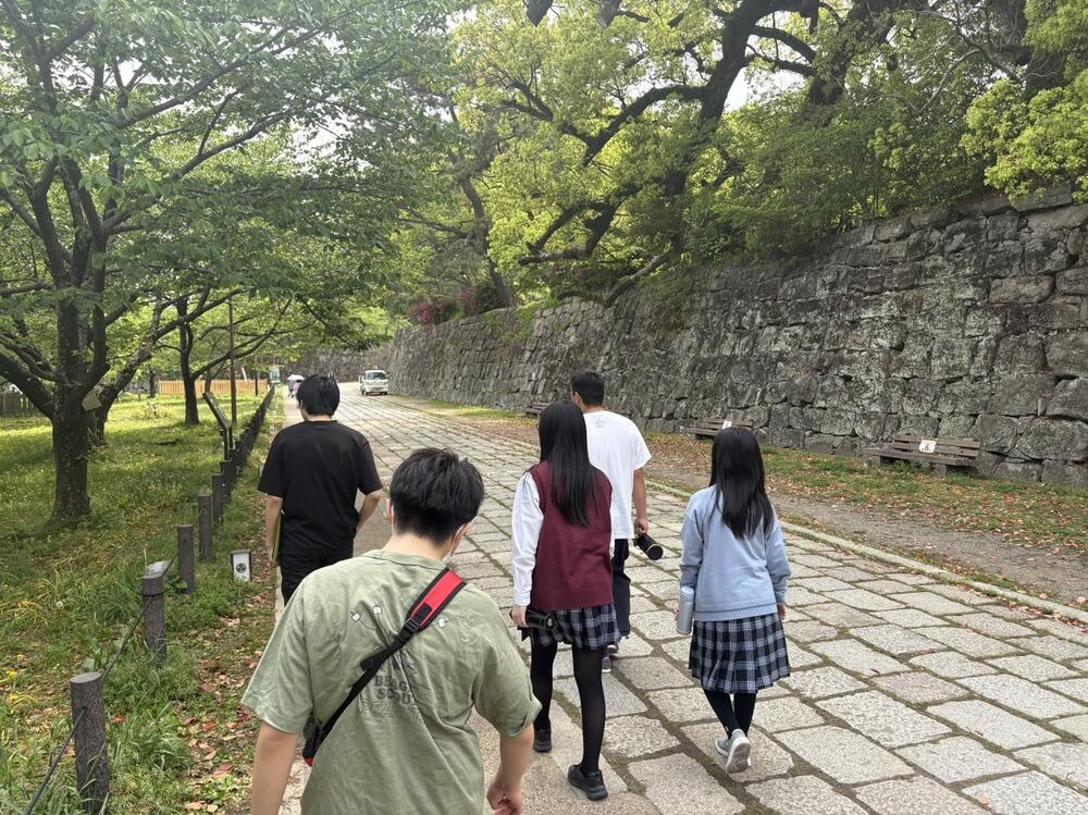 和歌山城でウォークラリーを行いました