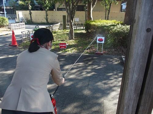 「南海トラフ巨大地震」に備えて、避難訓練及び初期消火訓練を行いました。