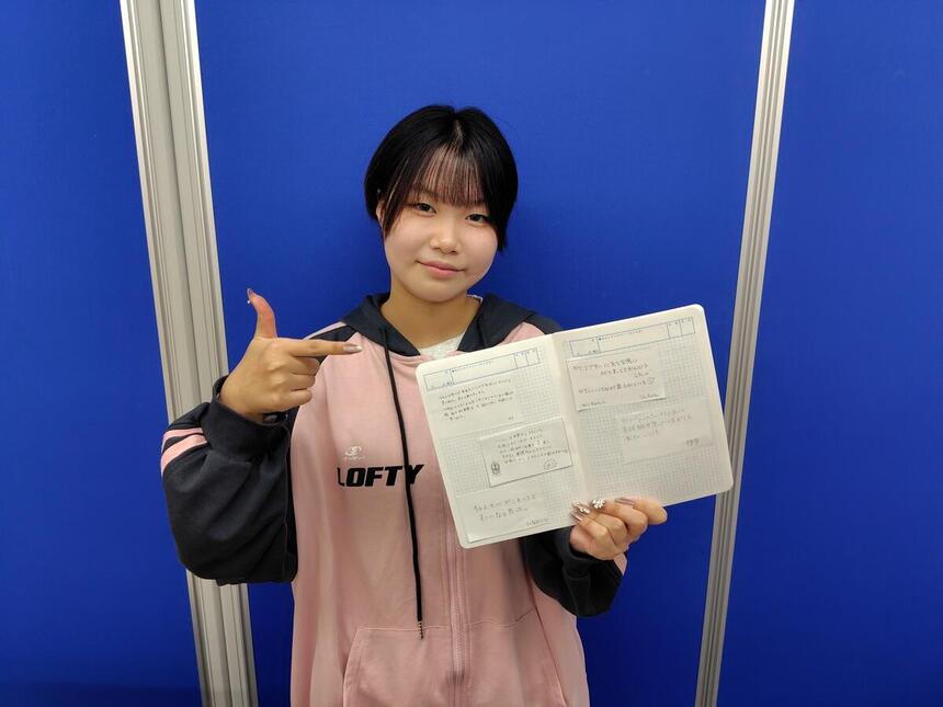 インタビューに協力してくれた生徒