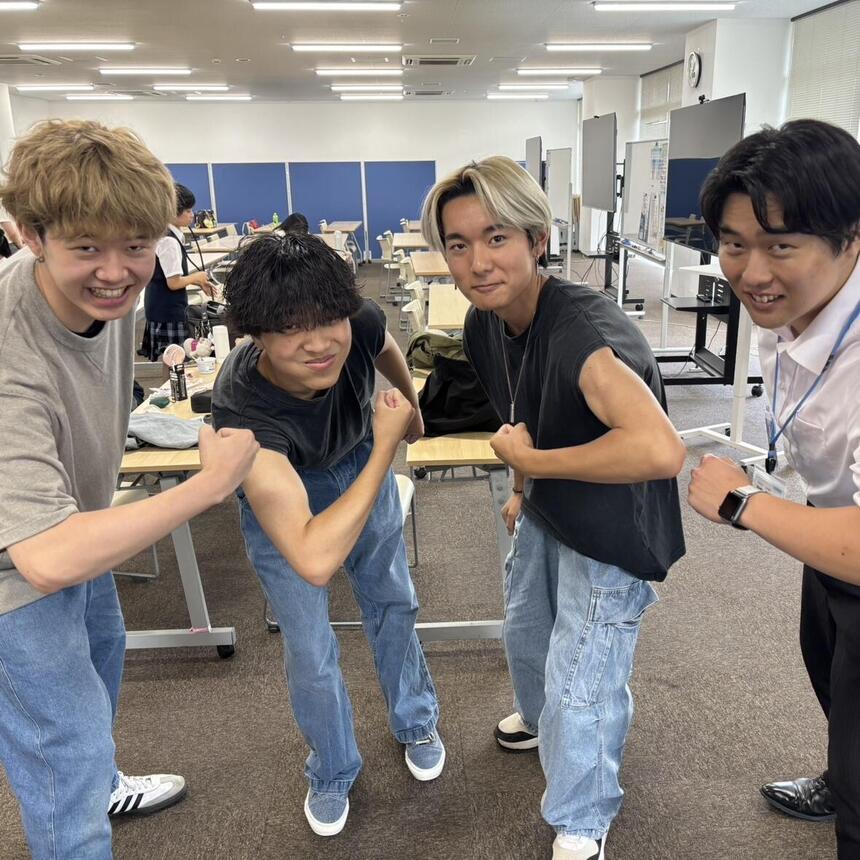 インタビューにこたえてくれた生徒