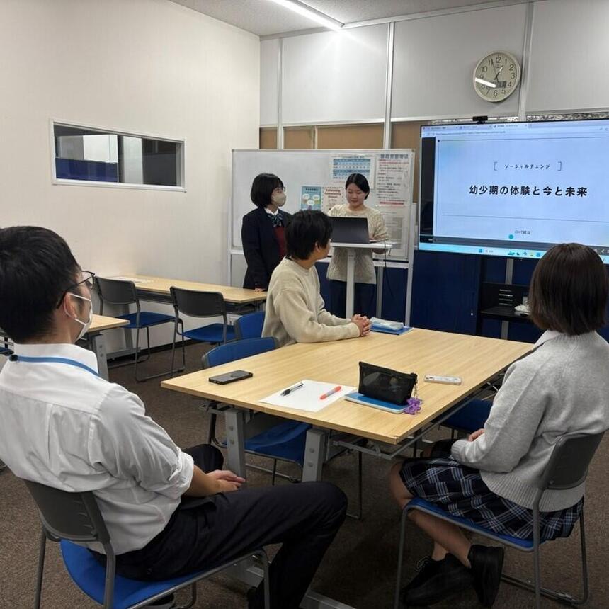 生徒がみらいの架け橋レッスン®を行っている様子