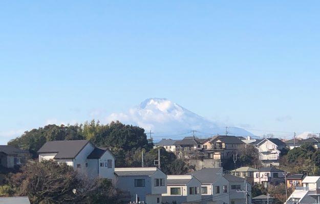 富士山と青空