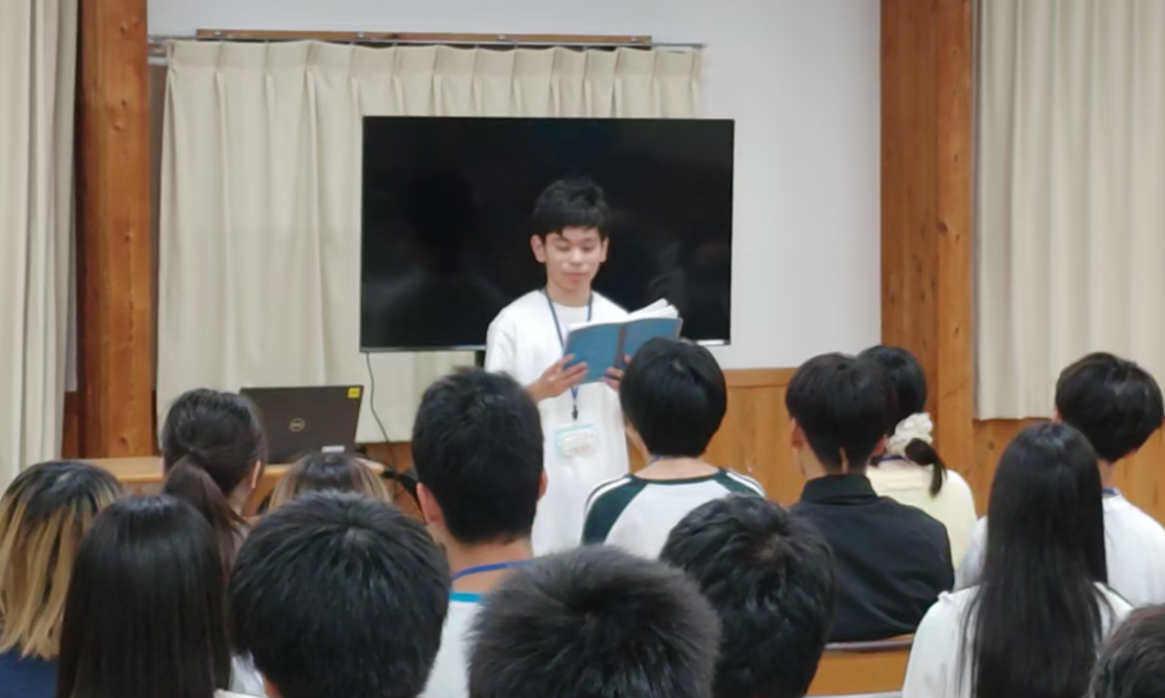 生徒代表挨拶