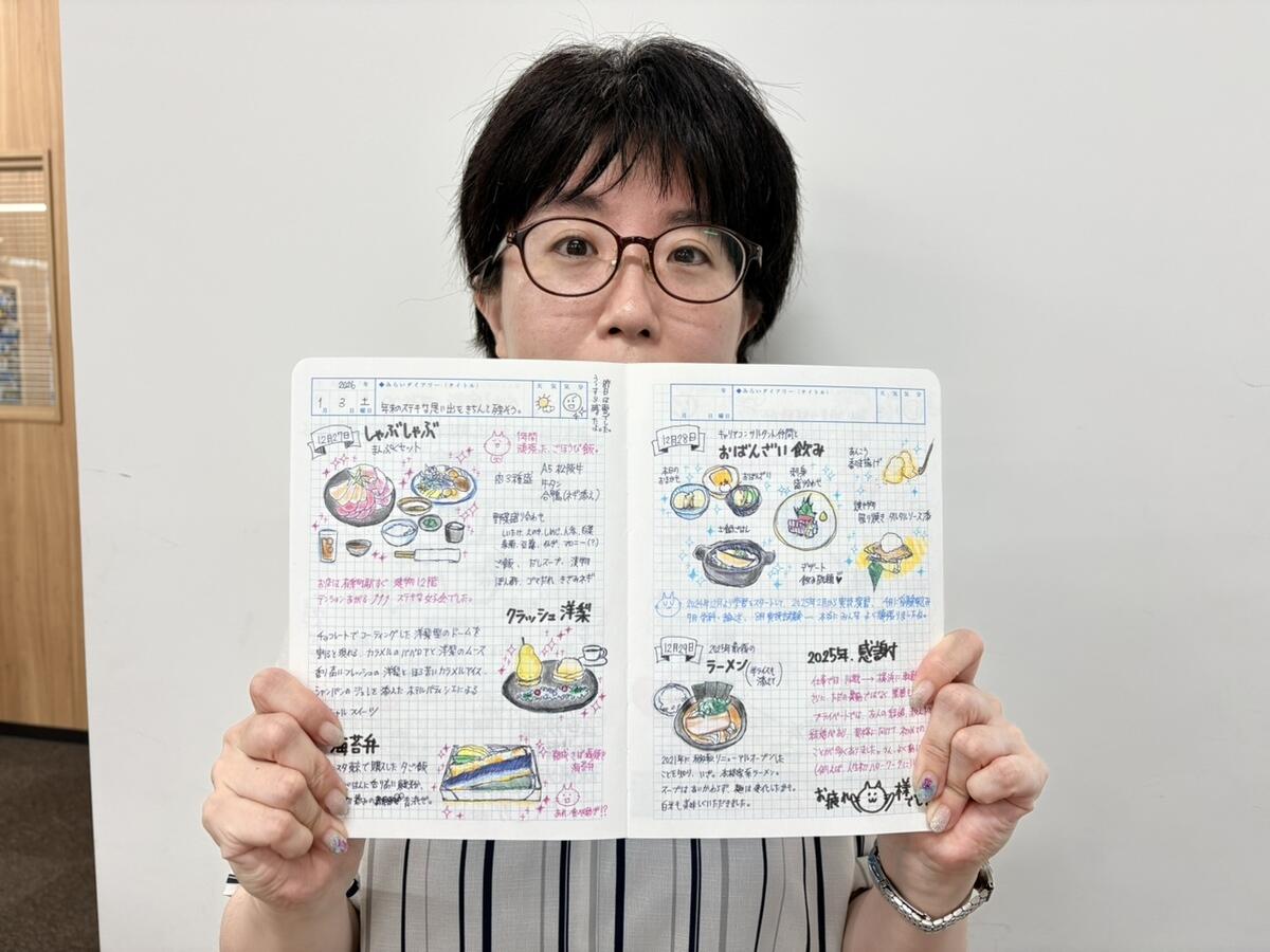 実際のコーチのみらいノートとコーチ