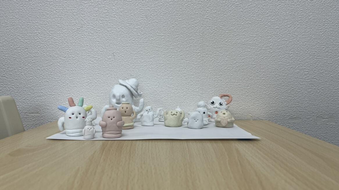 生徒が作った埴輪