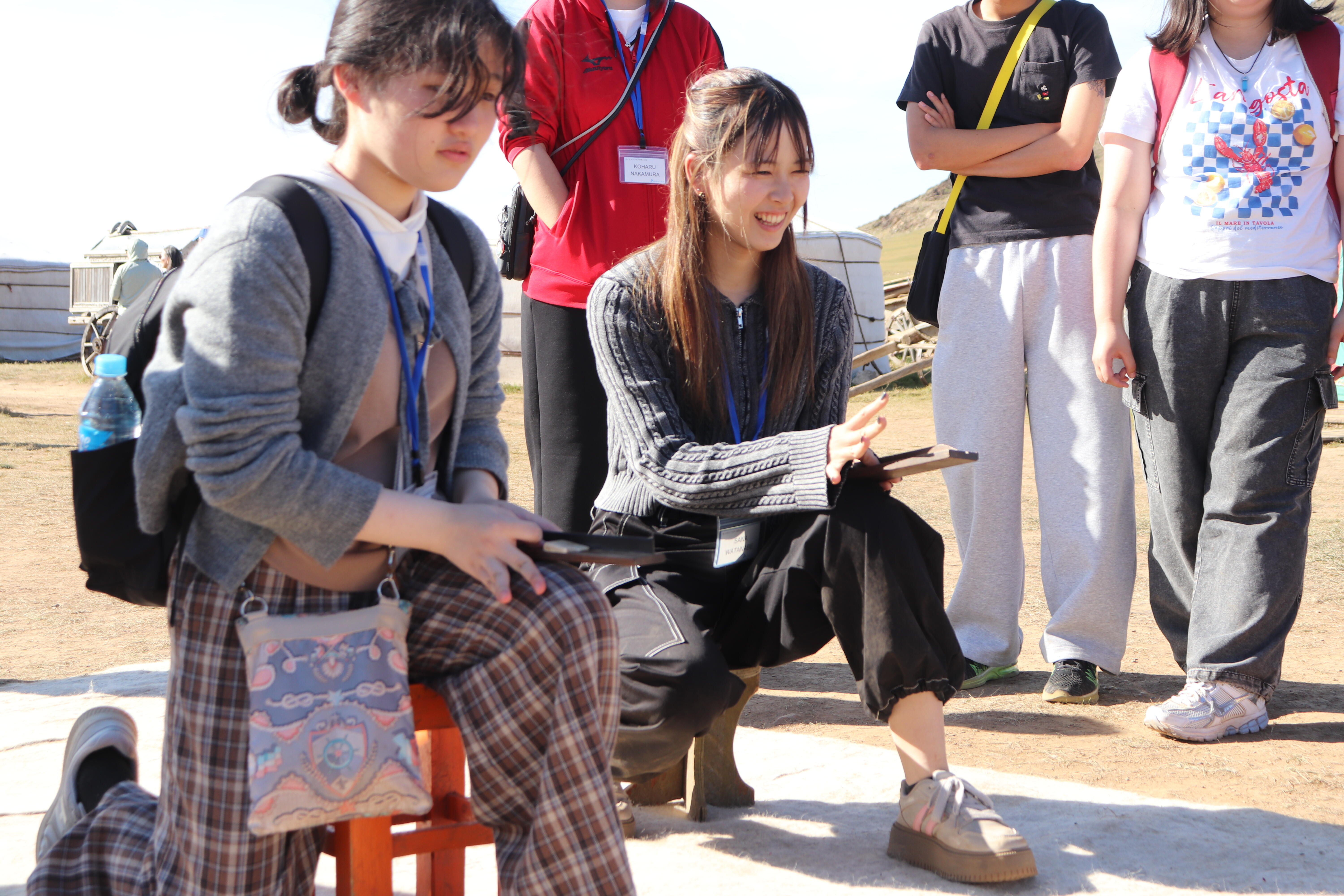 課外活動をしている生徒の様子
