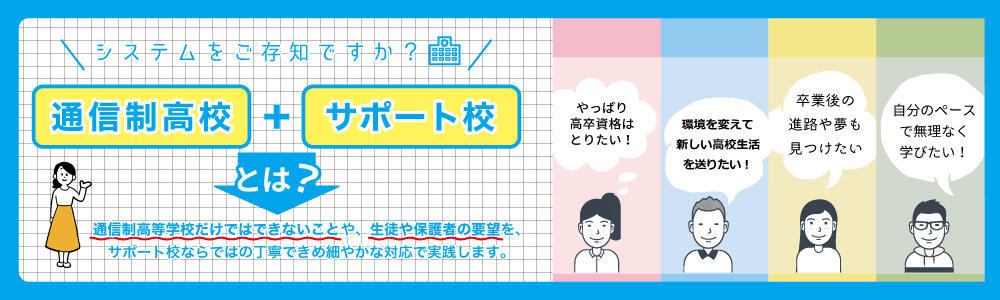 不登校で悩む方のための高校選び