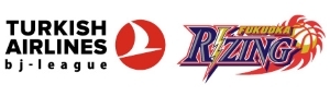 bjリーグとライジング福岡のロゴ