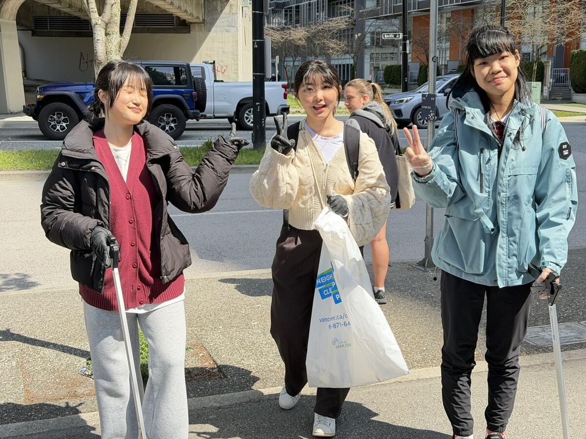 Earth day ゴミひろい