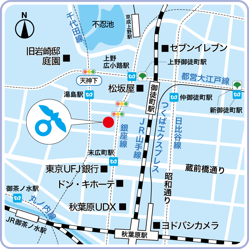 東京秋葉原キャンパス地図