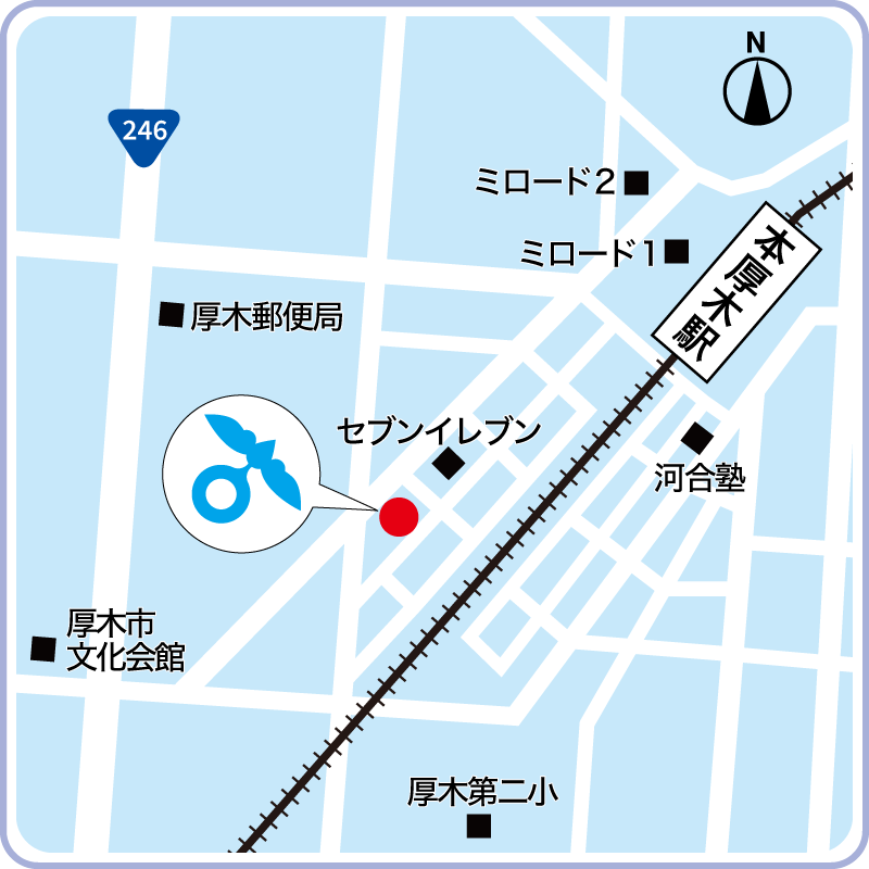 厚木キャンパス地図