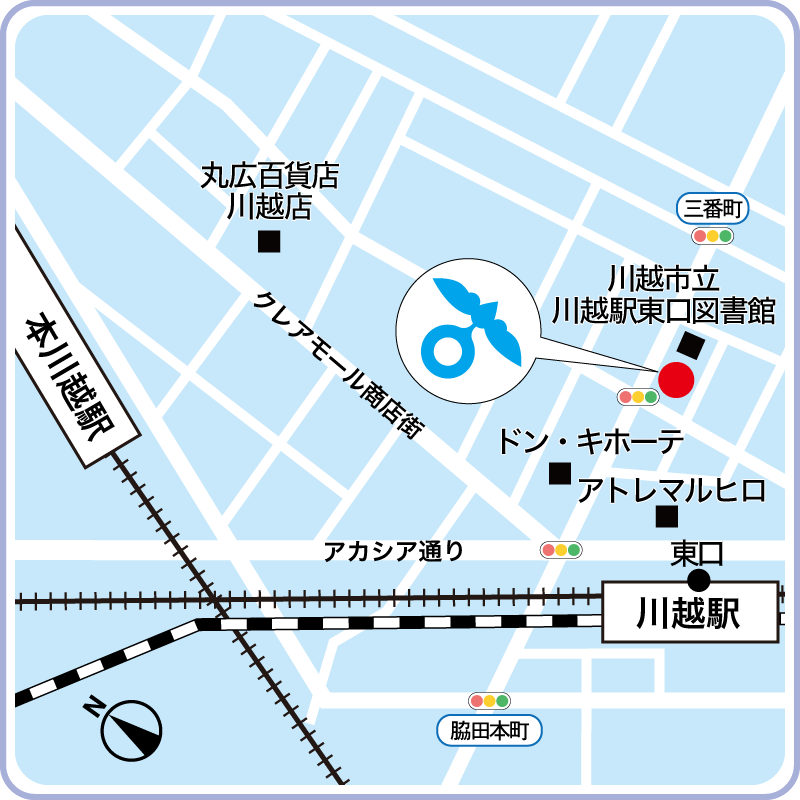 川越キャンパス地図