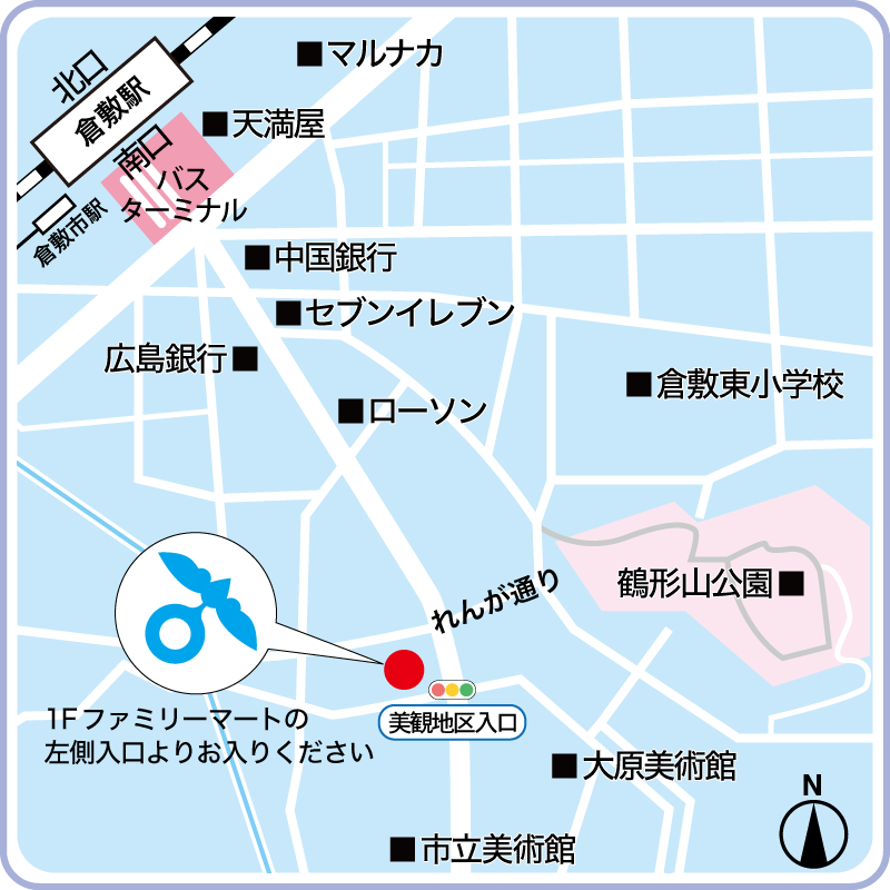 倉敷キャンパス地図