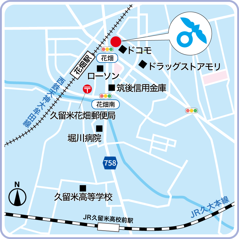 久留米キャンパス地図