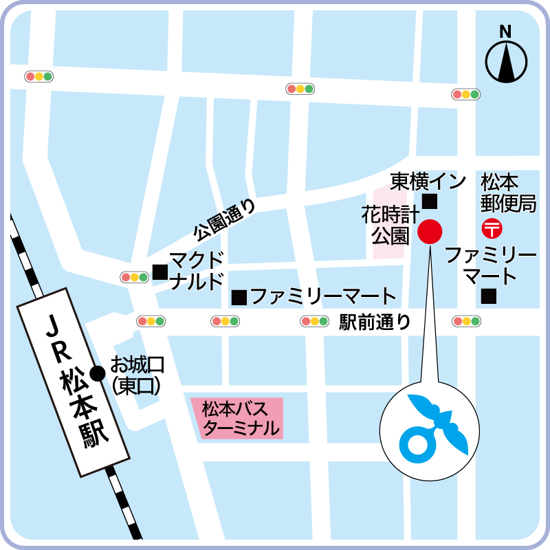 松本キャンパス地図