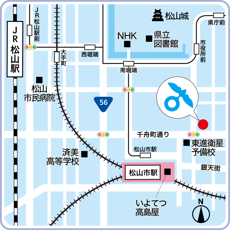 松山キャンパス地図