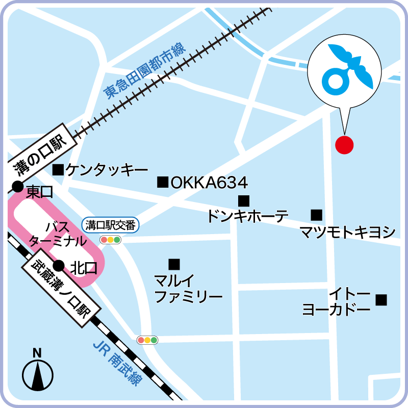 溝の口キャンパス地図