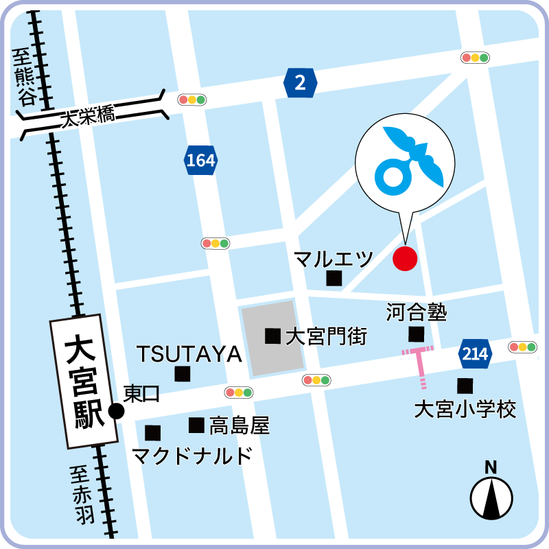 大宮キャンパス地図