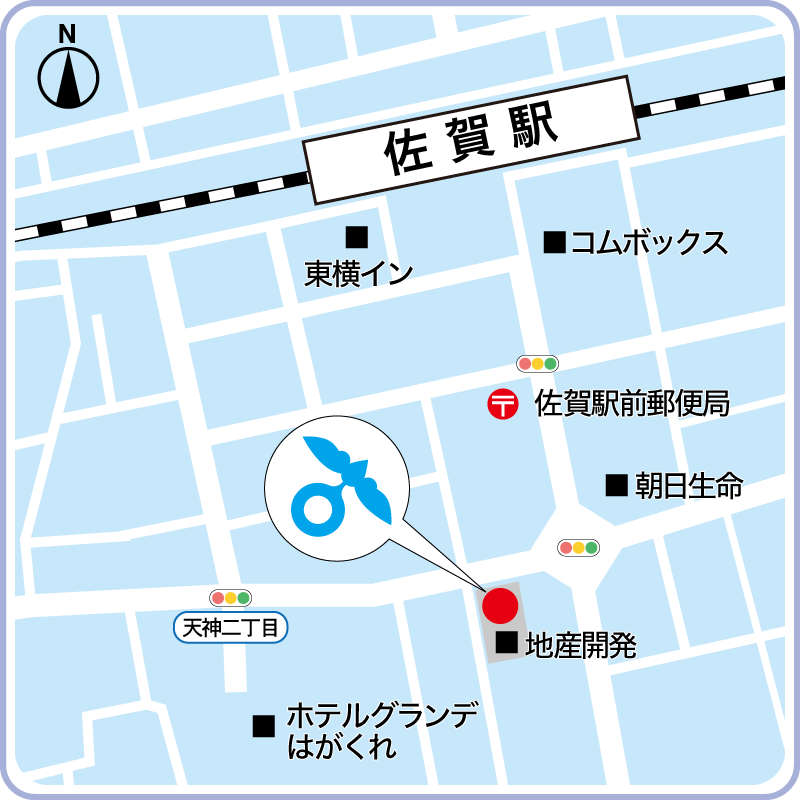 佐賀キャンパス地図