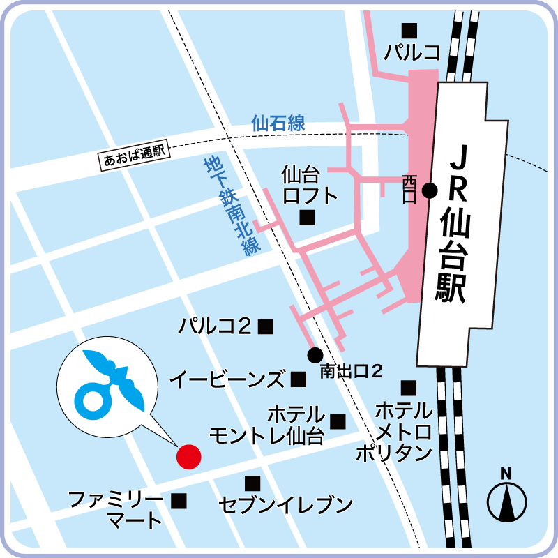 仙台キャンパス地図