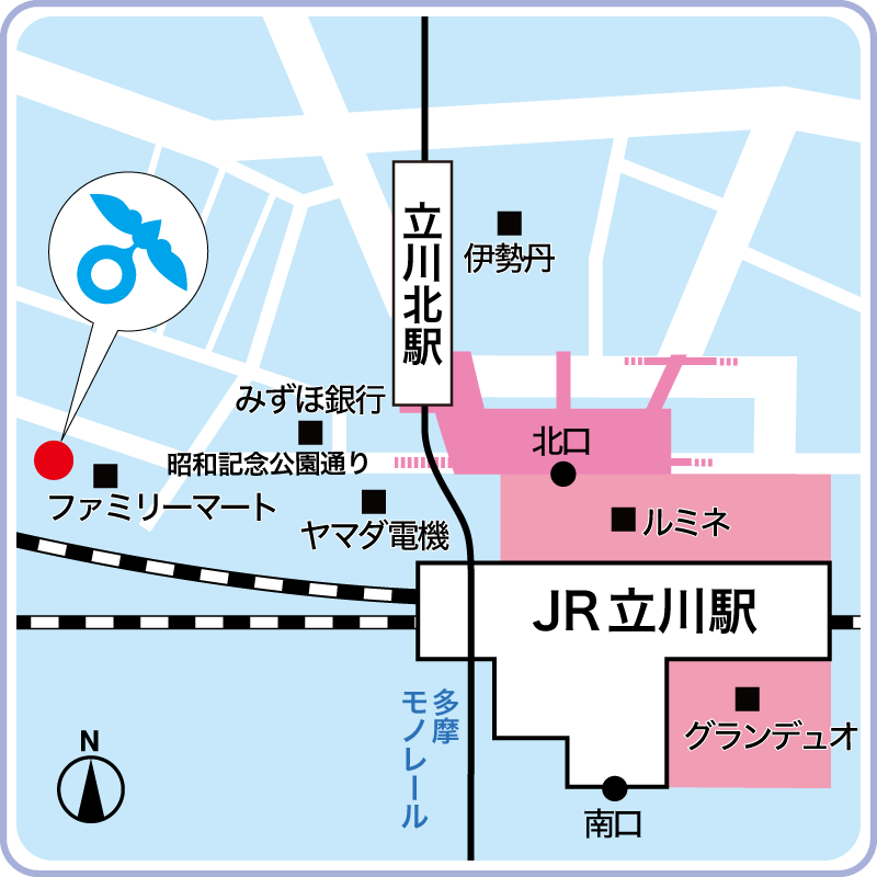 立川キャンパス地図