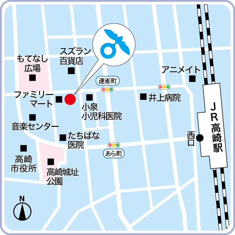 高崎キャンパス地図