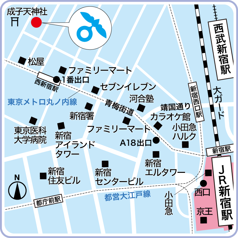 東京キャンパス地図