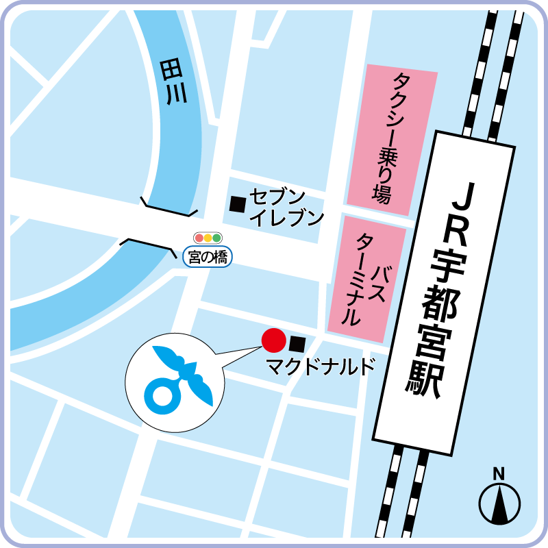 宇都宮キャンパス地図