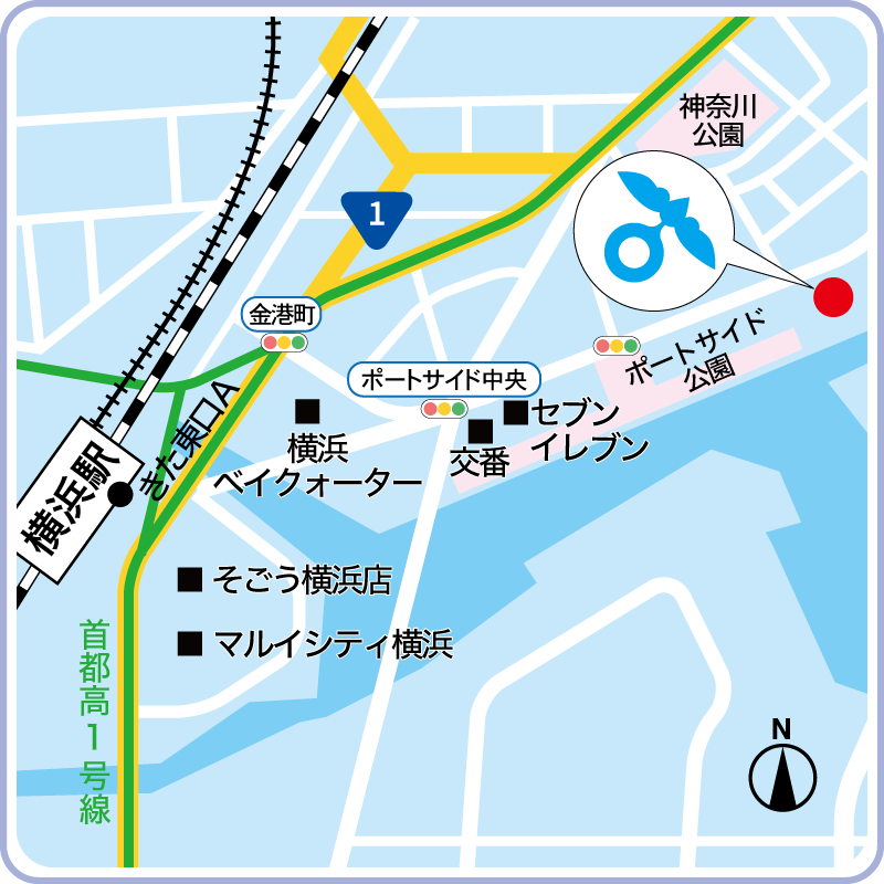 横浜キャンパス地図