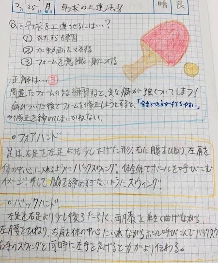 卓球の上達方法について ちょっと見せて Ktcみらいノート Ktcみらいノート おおぞらの魅力 通信制高校ならktcおおぞら高等学院 卓球の上達方法について ちょっと見せて Ktcみらいノート Ktcみらいノート おおぞらの魅力 通信制高校ならktcおおぞら高等学院