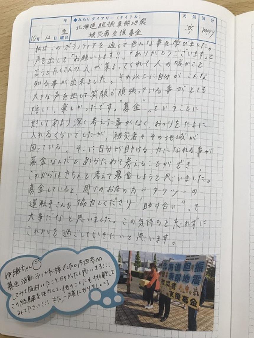 募金活動を通して学んだこと ちょっと見せて Ktcみらいノート Ktcみらいノート おおぞらの魅力 通信制高校ならktcおおぞら高等学院 募金活動を通して学んだこと ちょっと見せて Ktcみらいノート Ktcみらいノート おおぞらの魅力 通信制高校ならktcおおぞら高等学院